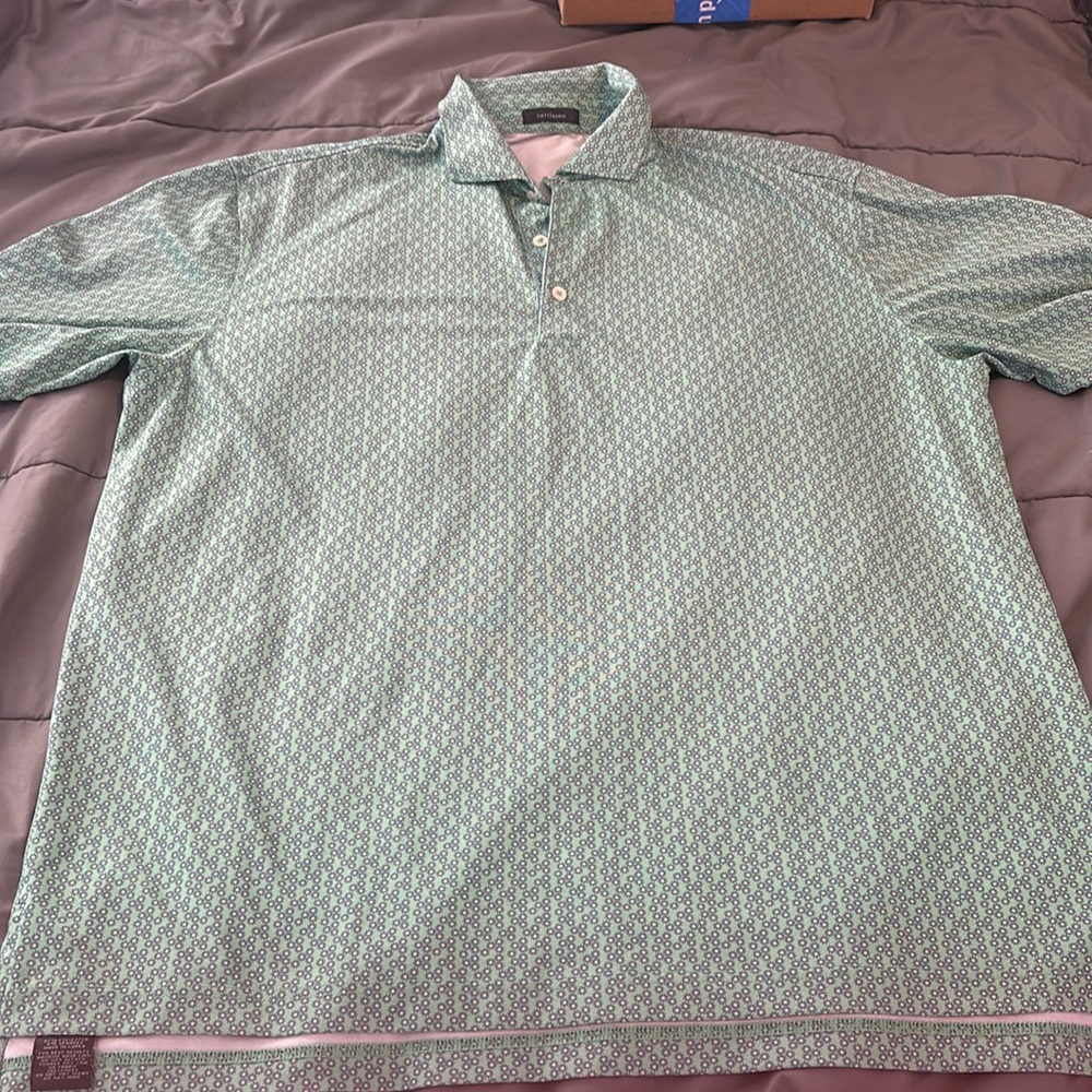 Men’s turtleson golf polo EUC XL